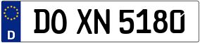 Truck License Plate
